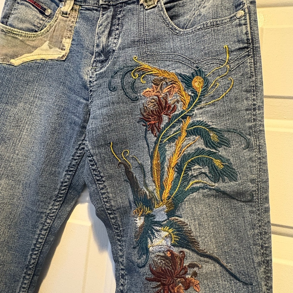 Gorgeous Embroidered Women's Jeans - Picture 5 of 16